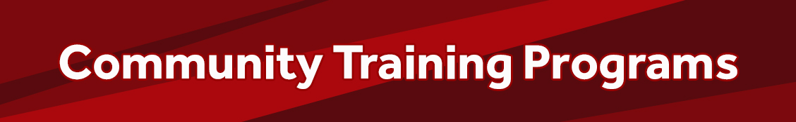 Community Training Programs Community Training Programs