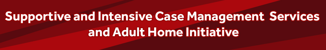 Supportive and Intensive Case Management Services; Adult Home Initiative